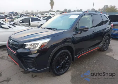 2020 Subaru Forester Sport из США, поврежденный, VIN JF2SKAMCXLH457922